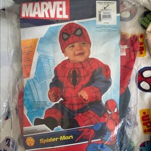 Marvel Spider-Man Baby Costume - Red and Black